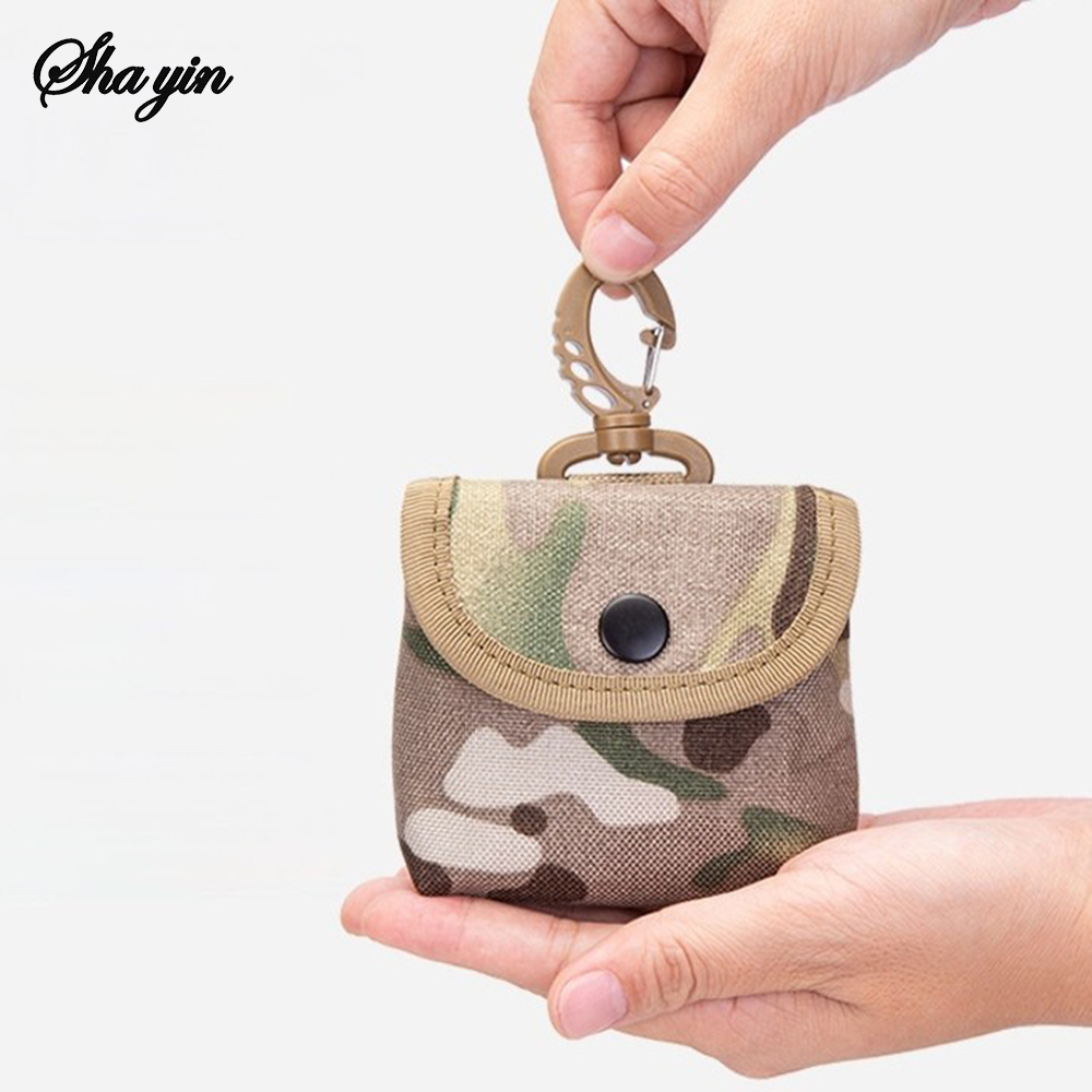 Edc Carry Coins - Tas Gantungan Kunci Kain Oxford Mini