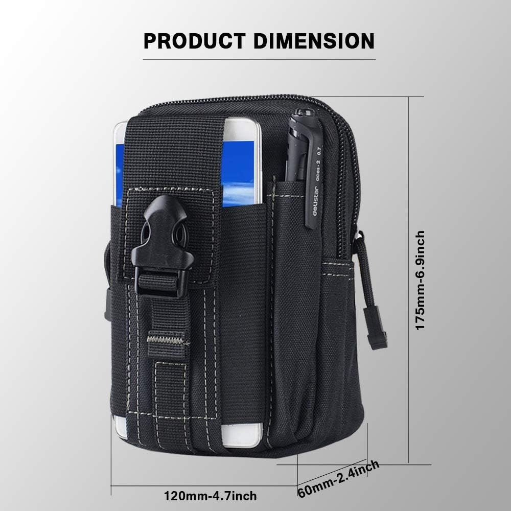 Kantong Sabuk Molle Taktis Tas - Edc Carry Belt ulasan dan harga
