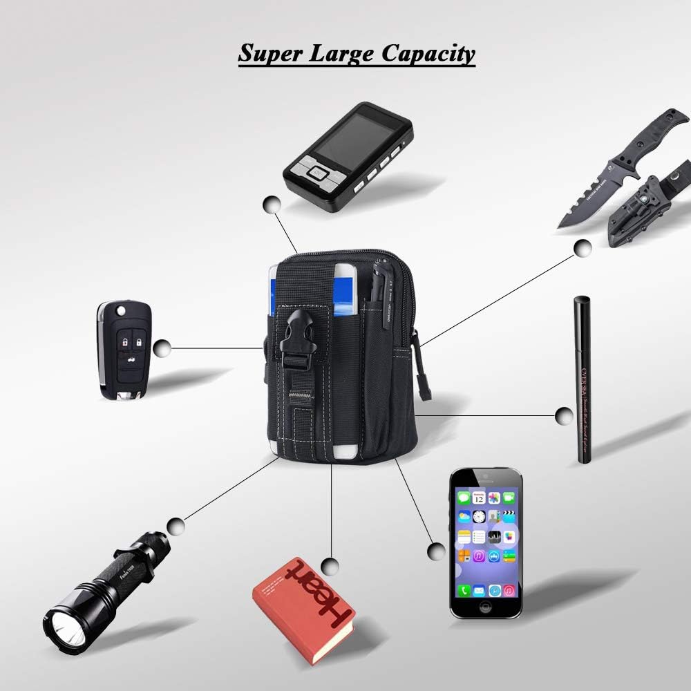 Kantong Sabuk Molle Taktis Tas - Edc Carry Belt ulasan dan harga