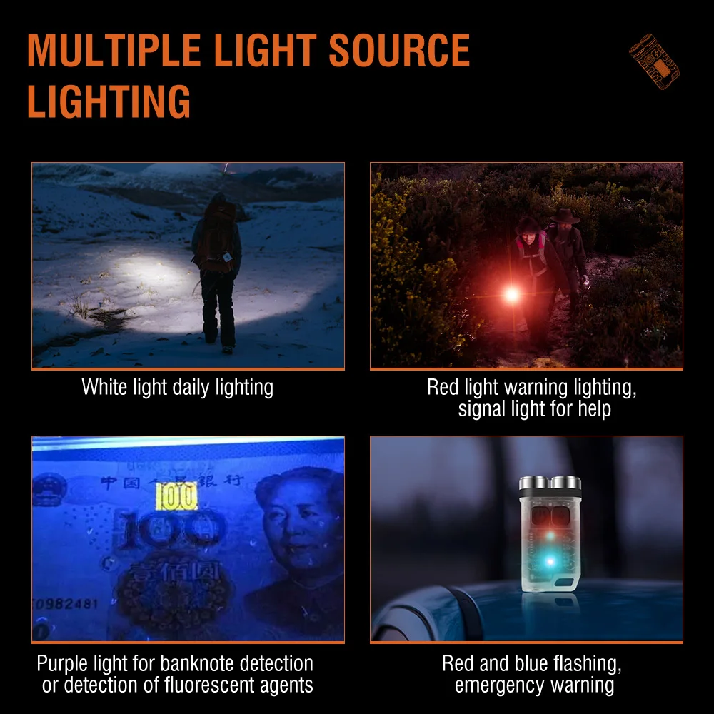 BORUiT V3 Gantungan Kunci LED  - Keychain Flashlight ulasan dan harga