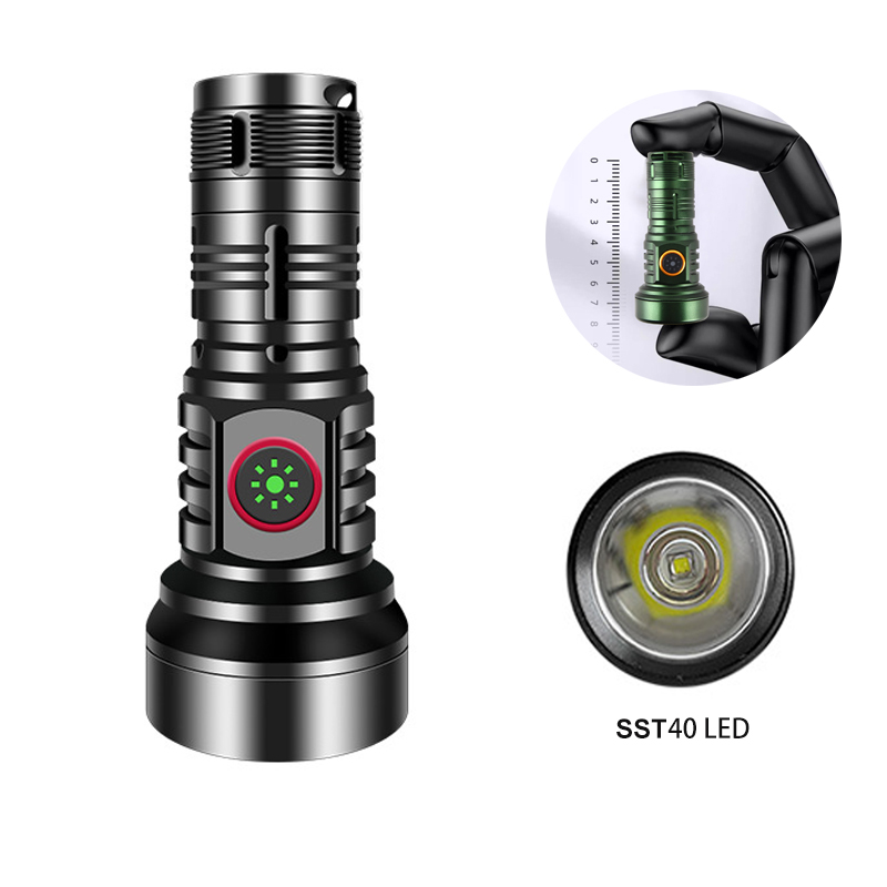 SST40 senter LED tipe-c USB da - Edc Day Carry ulasan dan harga