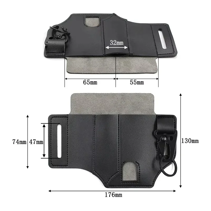 Gantungan Pinggang Kulit Sapi  - Edc Carry Pocket Pouch ulasan dan harga