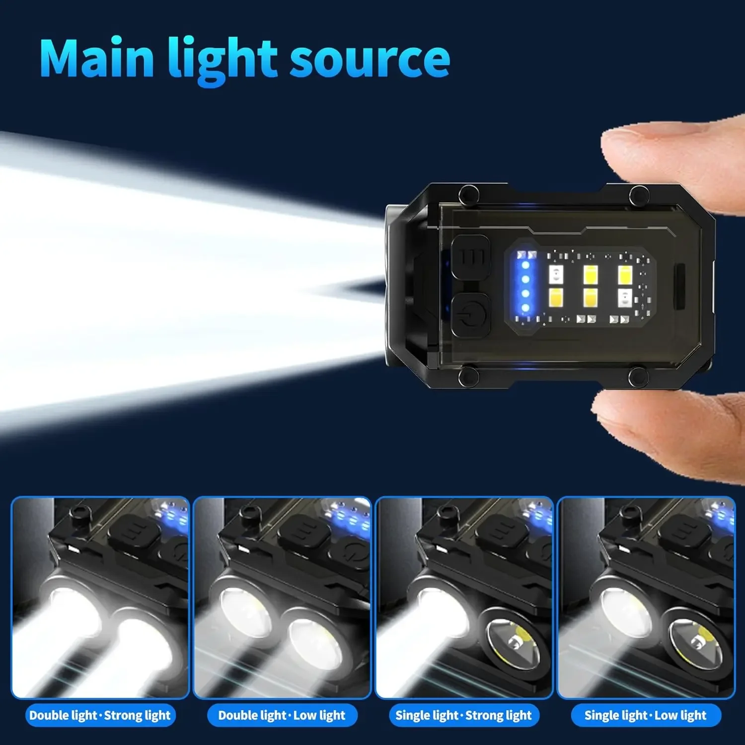 Senter Clip-On Senter Gantunga - Keychain Flashlight ulasan dan harga