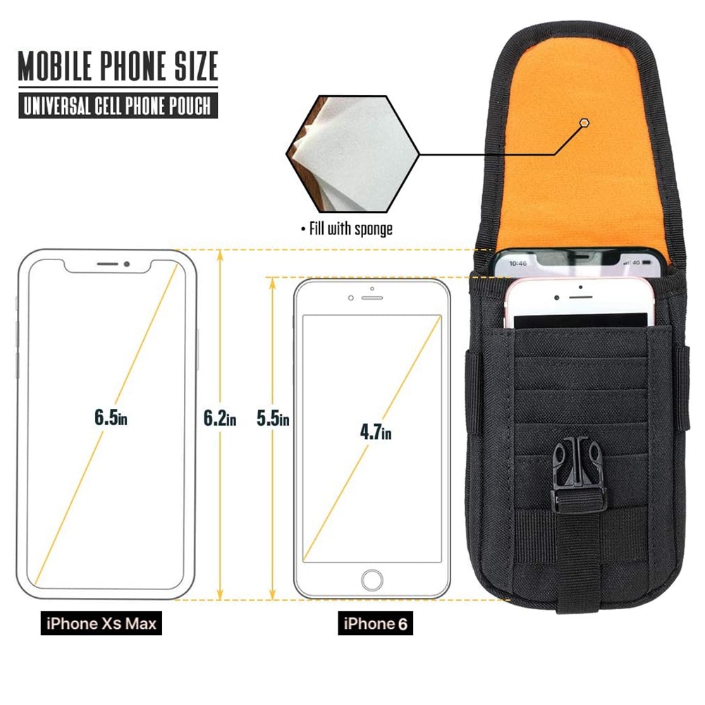 Kantong Ponsel Taktis Molle, T - Edc Carry Belt ulasan dan harga