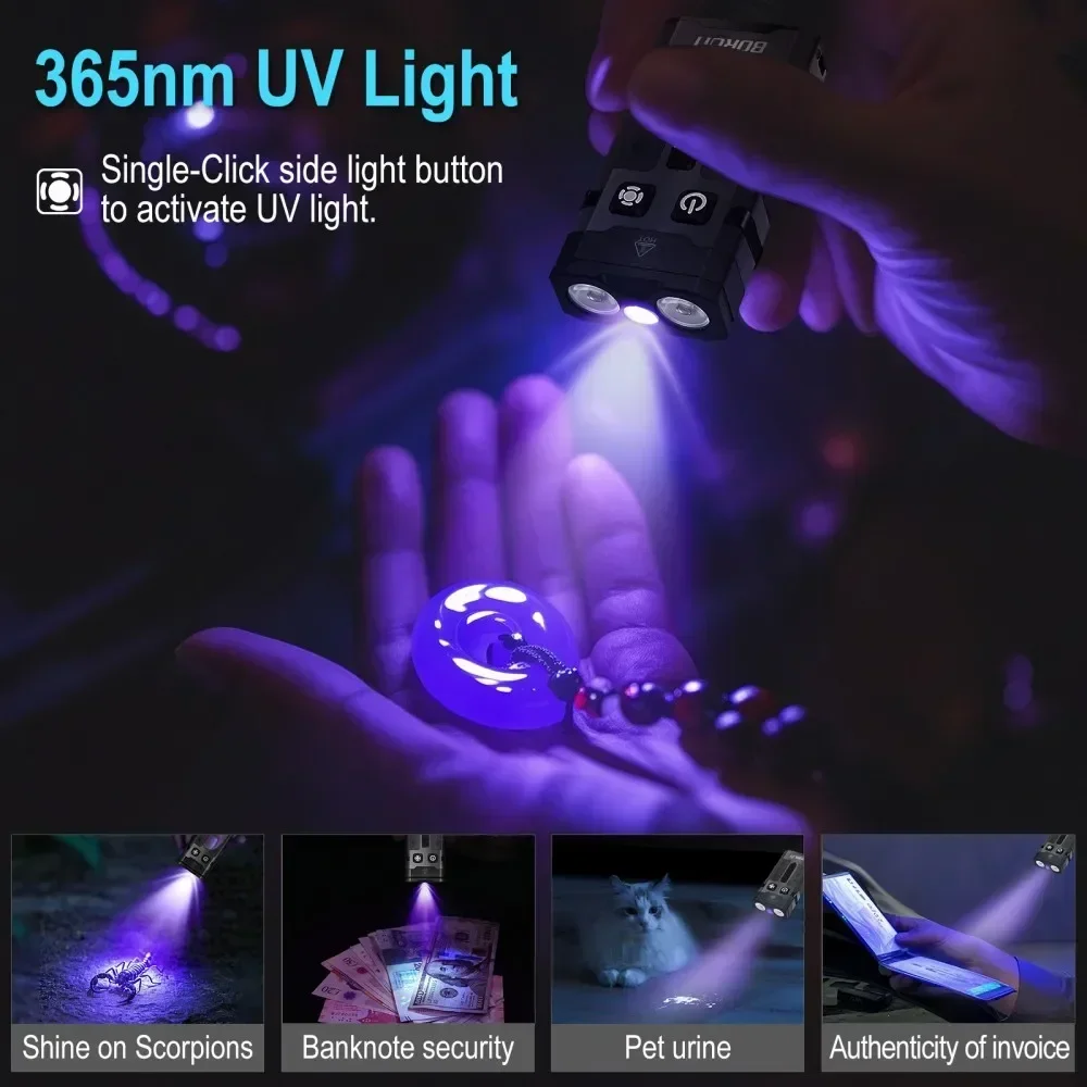 BORUiT EV20 1100LM EDC Senter  - Keychain Flashlight ulasan dan harga