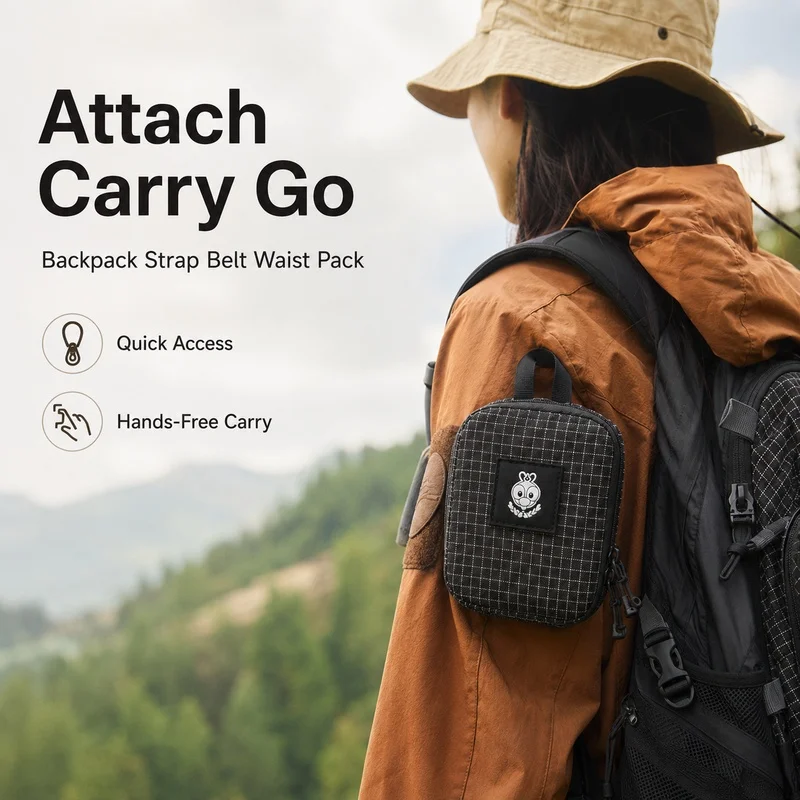 Kantong Organizer Kain EDC Gri - Edc Carry Pocket Pouch ulasan dan harga