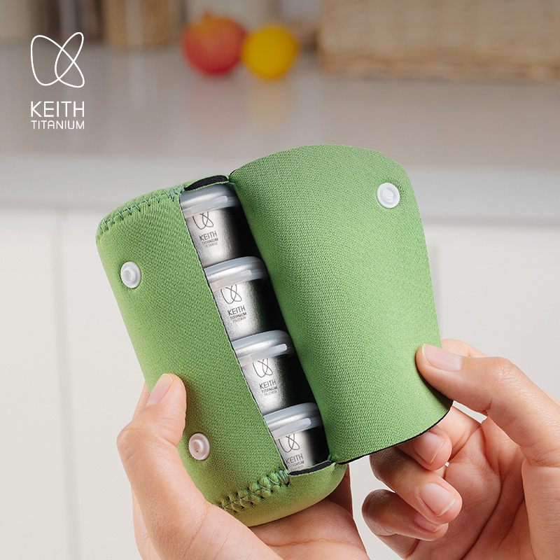 KEITH 4 Buah Wadah Kedap Udara - Edc Carry Pocket Pouch ulasan dan harga