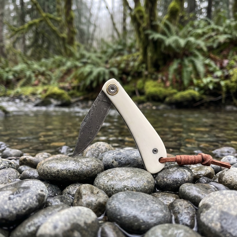 Pisau Lipat Outdoor Gagang Tul - Edc Daily Carry ulasan dan harga