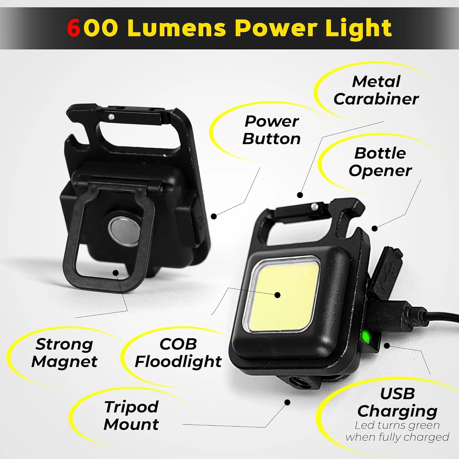 Lampu Gantungan Kunci Portabel - Keychain Flashlight ulasan dan harga