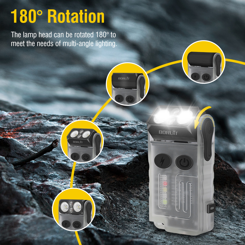 BORUiT V20 Fluorescence Buzzer - Keychain Flashlight ulasan dan harga