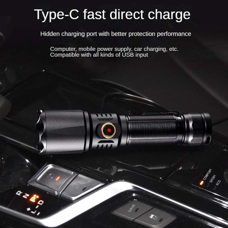 Senter LED tipe-c, Senter LED  - Edc Day Carry ulasan dan harga