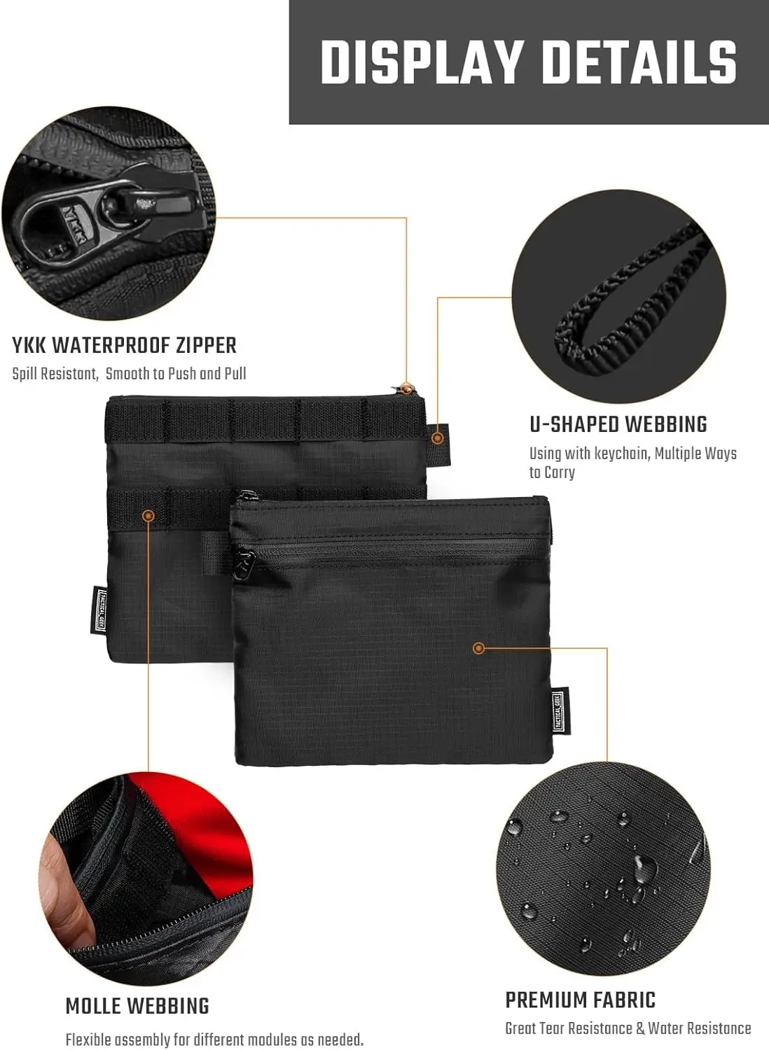 TACTICAL GEEK A14 Slim EDC Pou - Edc Daily Carry ulasan dan harga